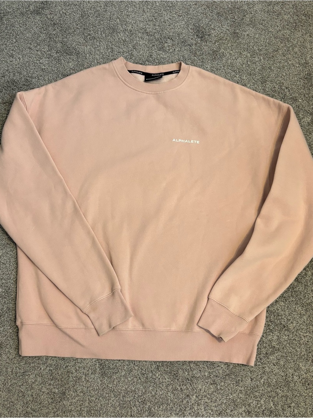 Alphalete Pink Sweatshirt Size XL